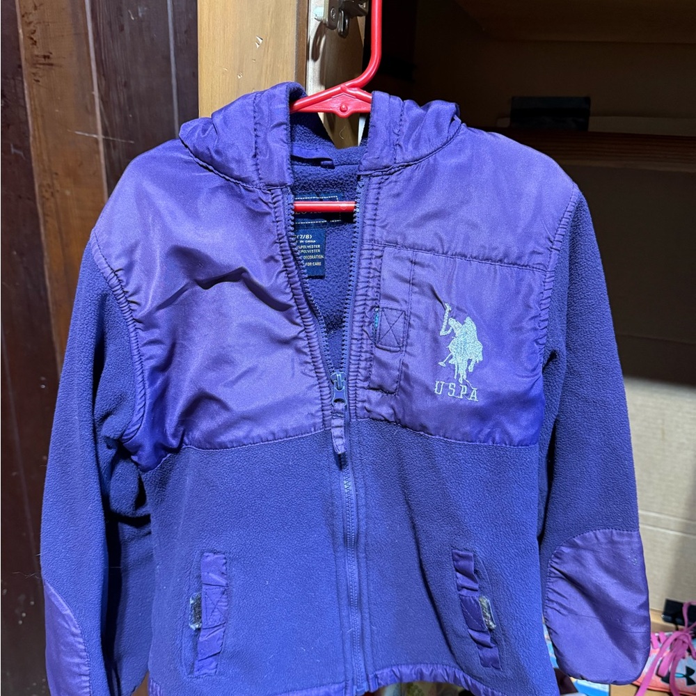Kids Purple Hoodie Jacket